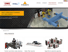 Tablet Screenshot of euroweldgroup.lt